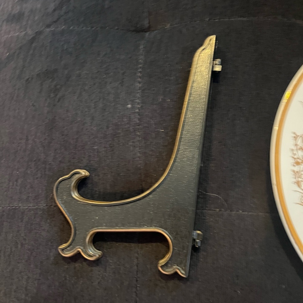 Gold Trimmed Anniversary Plate - Picture 5 of 6
